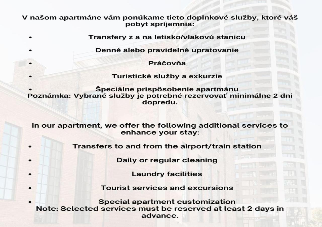Skau Gajova Family Two Bedroom Apartment With A Terrace Free Parking Bratysława Zewnętrze zdjęcie